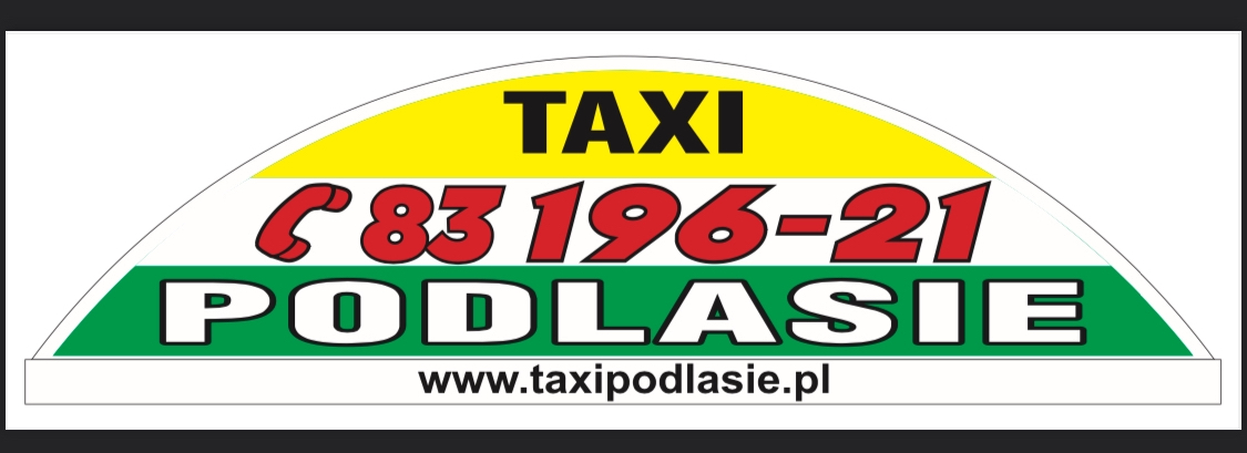 Klasyczny kogut Taxi Podlasie z numerem 83 196-21